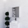 Matte White 600 Shaving Cabinet